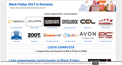 Desktop Screenshot of blackfridayromania.net